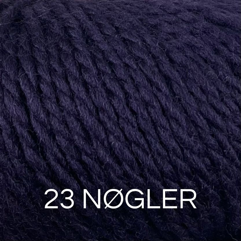 Chunky Highland - 23x mørk lilla