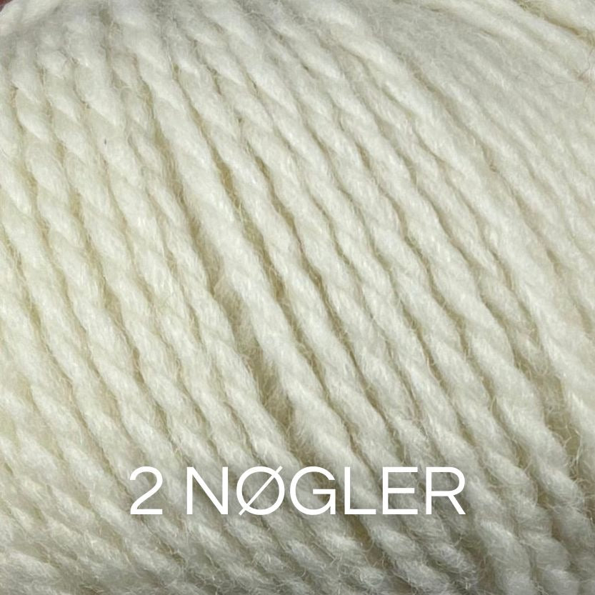 Chunky Highland - 2x hvid