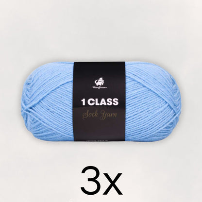 3x 1 class, Havblå (fv. 12)