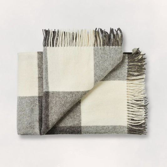 Ærø Plaid, Grey/White (fv. 101)