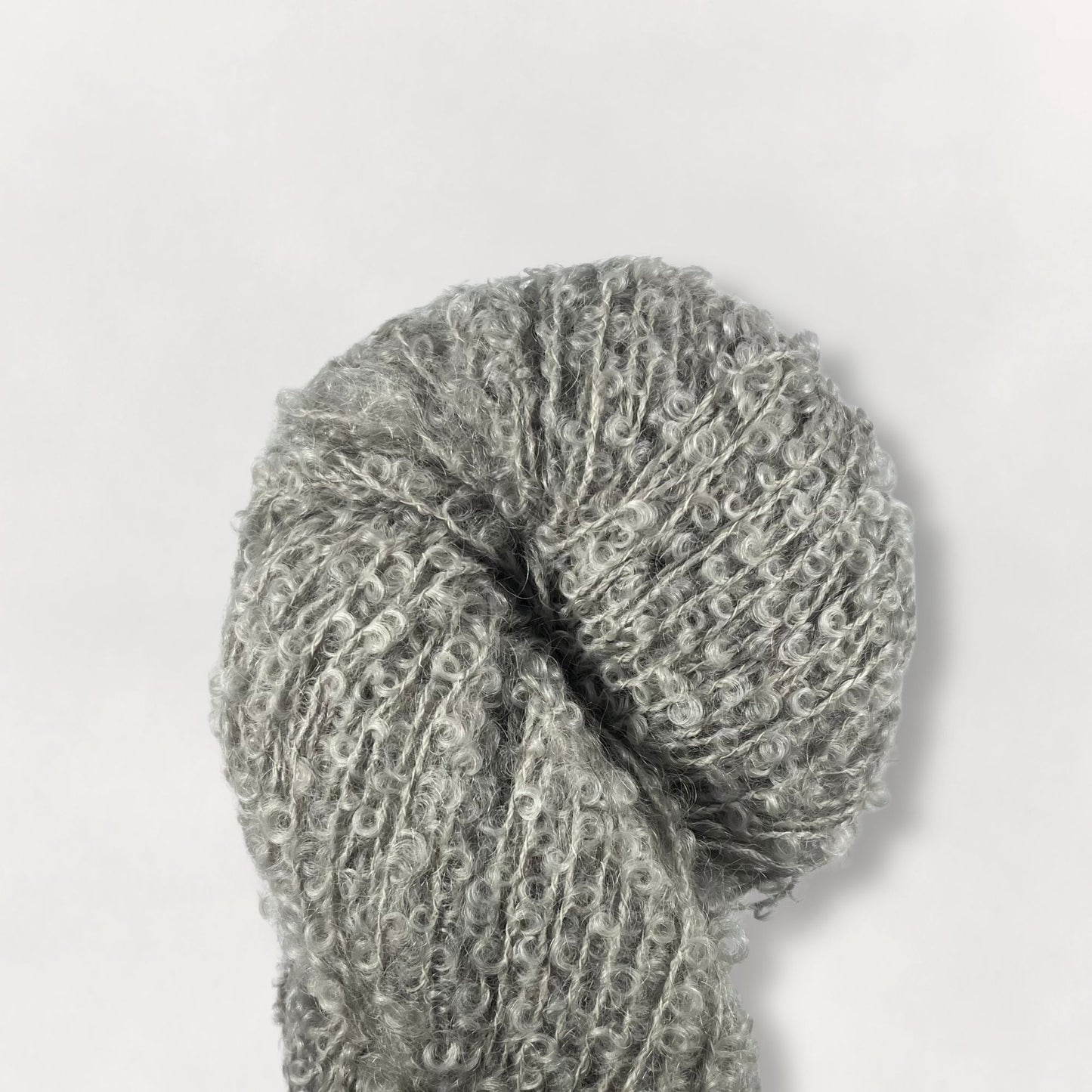Mohair Bouclé, Sølvgrå (fv. 1081)