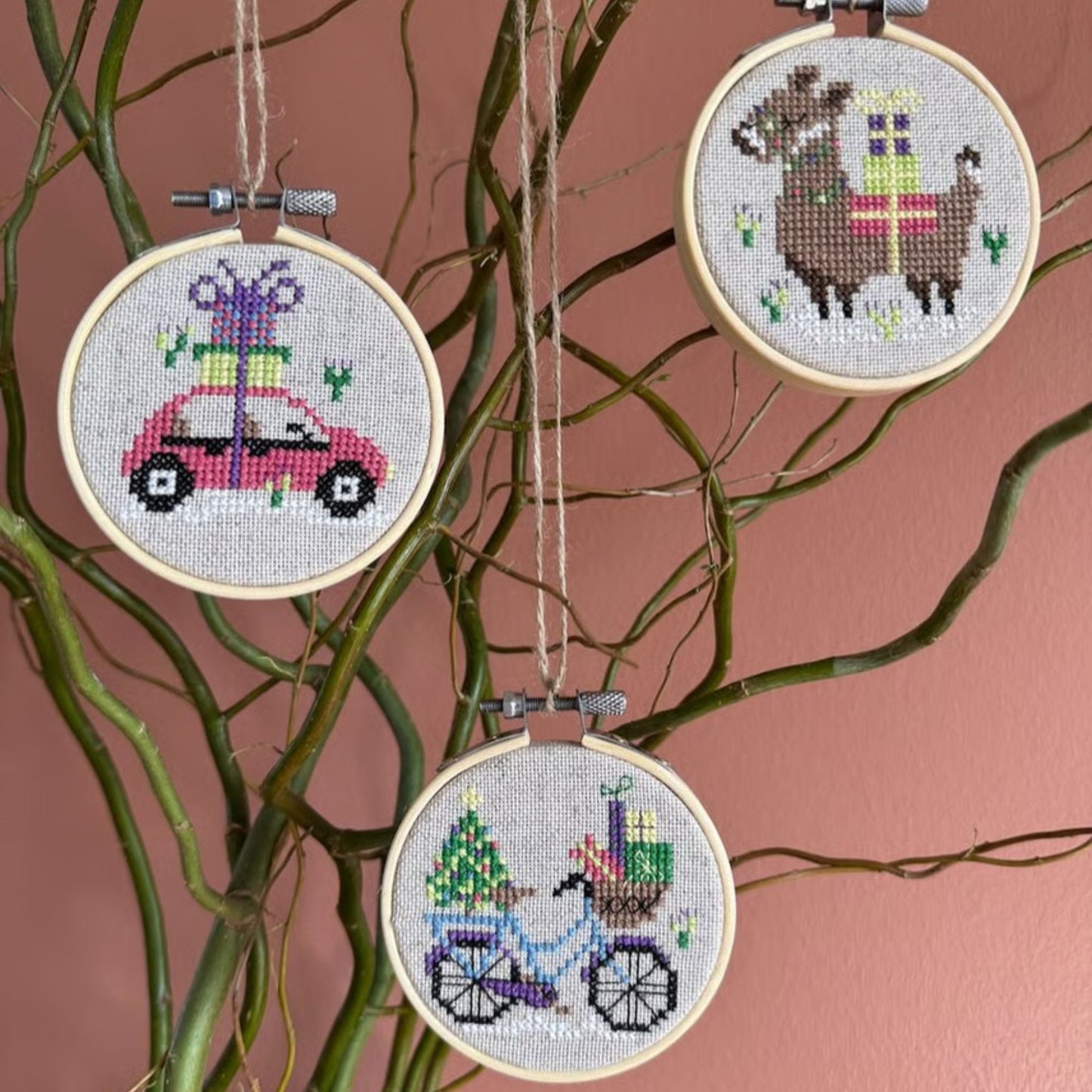 Pomp Stitch, Crazy Juleophæng, 3 stk